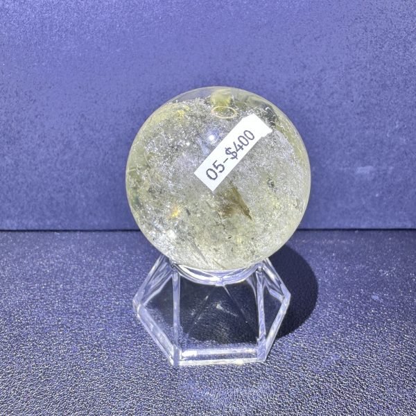 黃晶球 帶彩虹 PBY05
