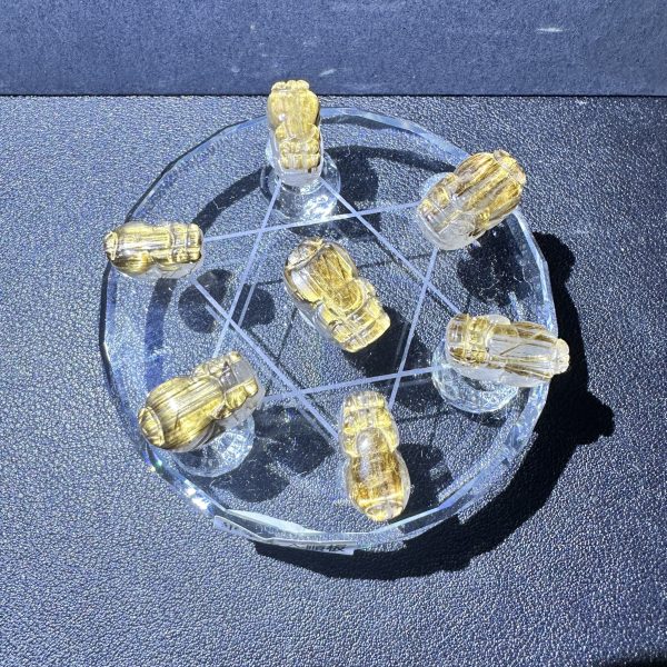 金鈦晶全板鈦 貔貅 七星陣