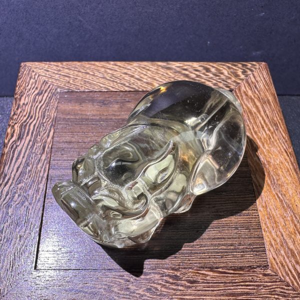 黃水晶藍針貔貅 EK07