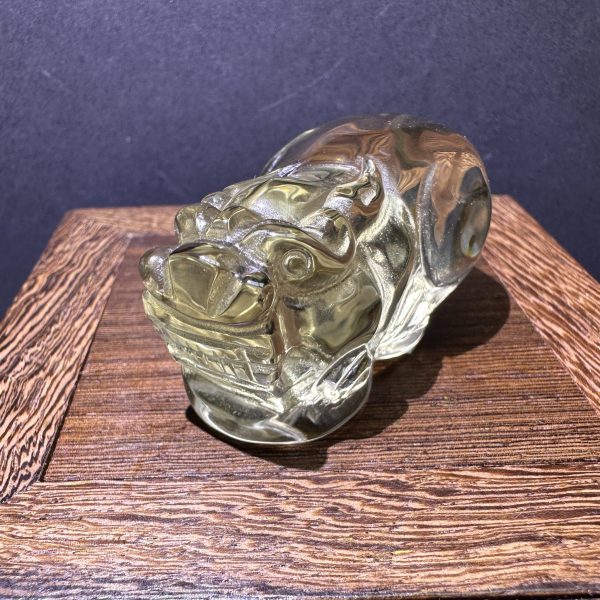 黃水晶藍針貔貅 EK12