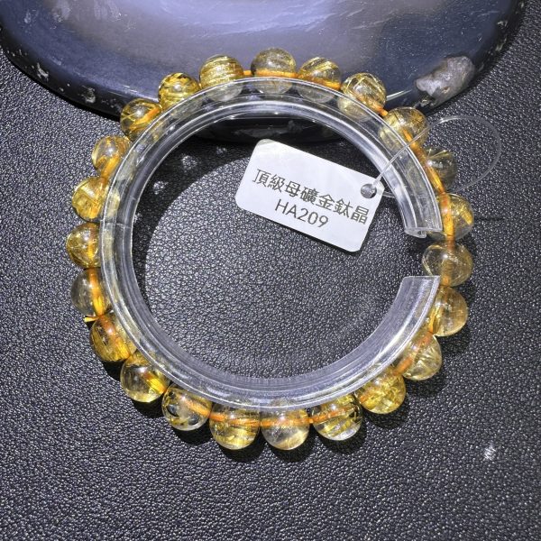 頂級母礦金鈦晶 8.3mm HA209